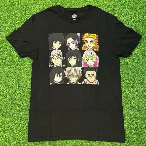 Demon Slayer character faces graphic tee - Picture 1 of 4